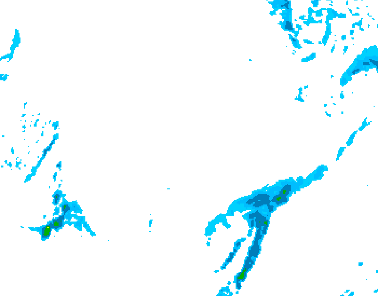 GDPS precipitation 216 hour forecast chart for Canada based on 2026/03/03 0000Z data