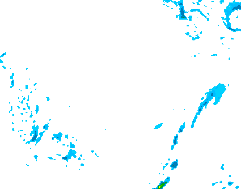 GDPS precipitation 228 hour forecast chart for Canada based on 2026/03/03 0000Z data