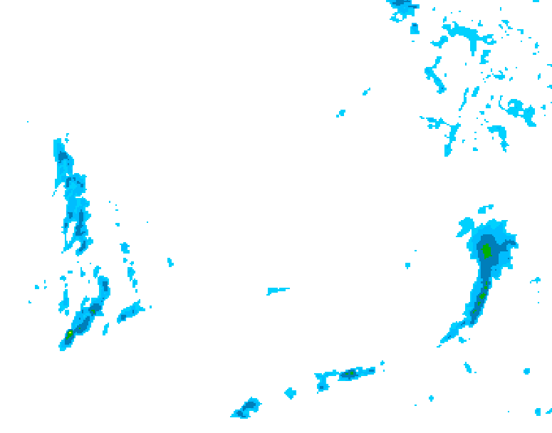 GDPS precipitation 024 hour forecast chart for Canada based on 2026/03/03 1200Z data