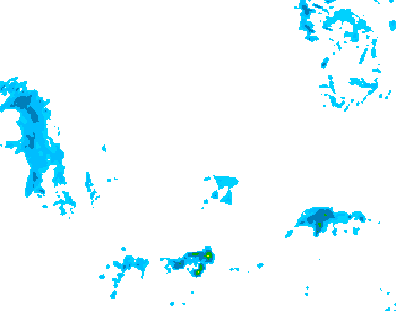 GDPS precipitation 072 hour forecast chart for Canada based on 2026/03/03 1200Z data