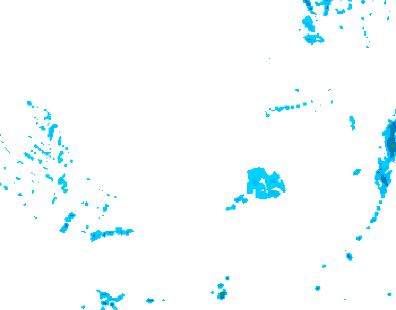 GDPS precipitation 156 hour forecast chart for Canada based on 2026/03/03 1200Z data