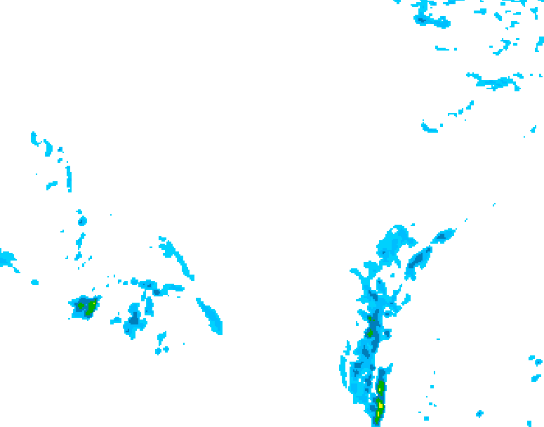 GDPS precipitation 222 hour forecast chart for Canada based on 2026/03/03 1200Z data