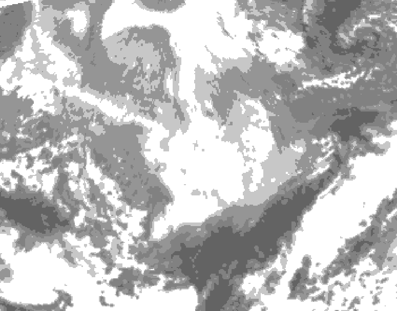 GDPS total cloud 204 hour forecast chart for Canada based on 2026/03/03 0000Z data