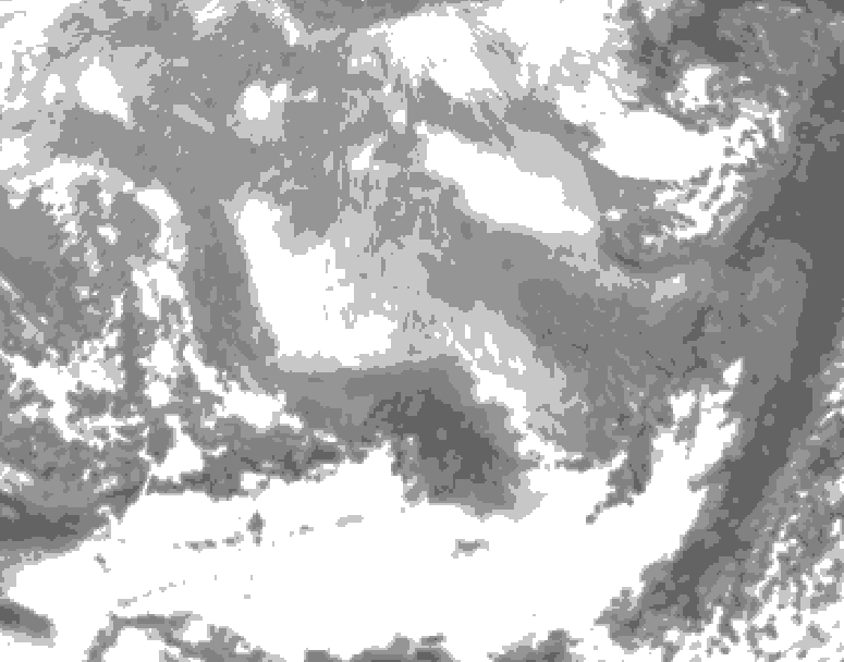 GDPS total cloud 144 hour forecast chart for Canada based on 2026/03/03 1200Z data