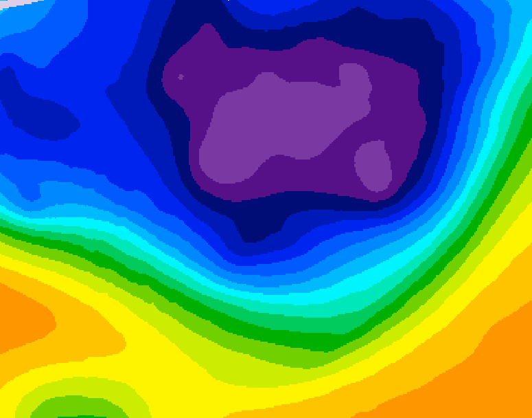 GDPS 500 millibar geopotential height 108 hour forecast chart for Canada based on 2026/03/04 0000Z data