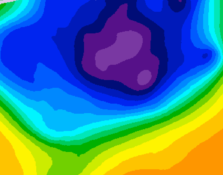 GDPS 500 millibar geopotential height 156 hour forecast chart for Canada based on 2026/03/04 0000Z data