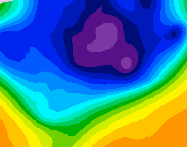 GDPS 500 millibar geopotential height 162 hour forecast chart for Canada based on 2026/03/04 0000Z data