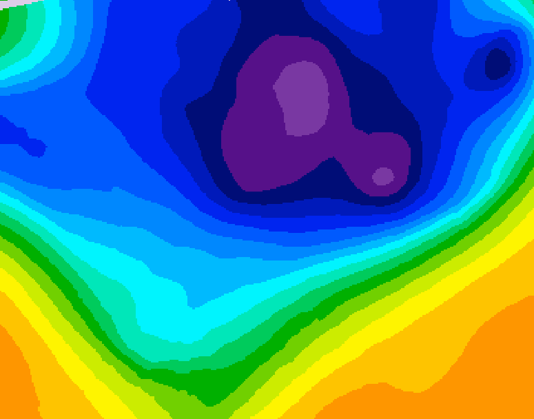 GDPS 500 millibar geopotential height 168 hour forecast chart for Canada based on 2026/03/04 0000Z data