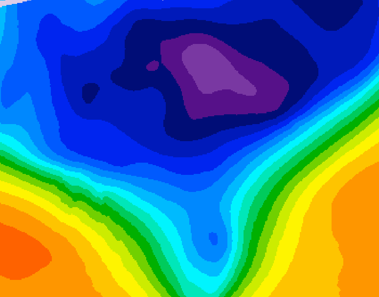 GDPS 500 millibar geopotential height 210 hour forecast chart for Canada based on 2026/03/04 0000Z data