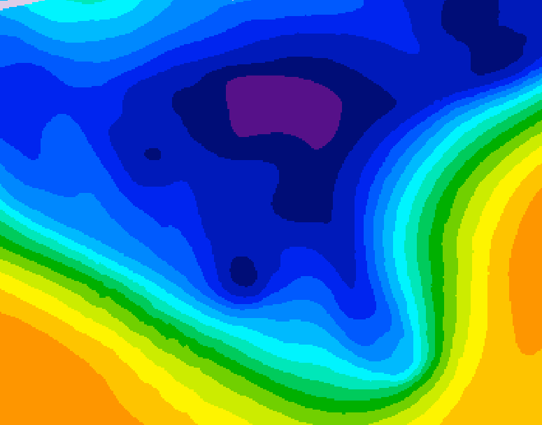 GDPS 500 millibar geopotential height 234 hour forecast chart for Canada based on 2026/03/04 0000Z data