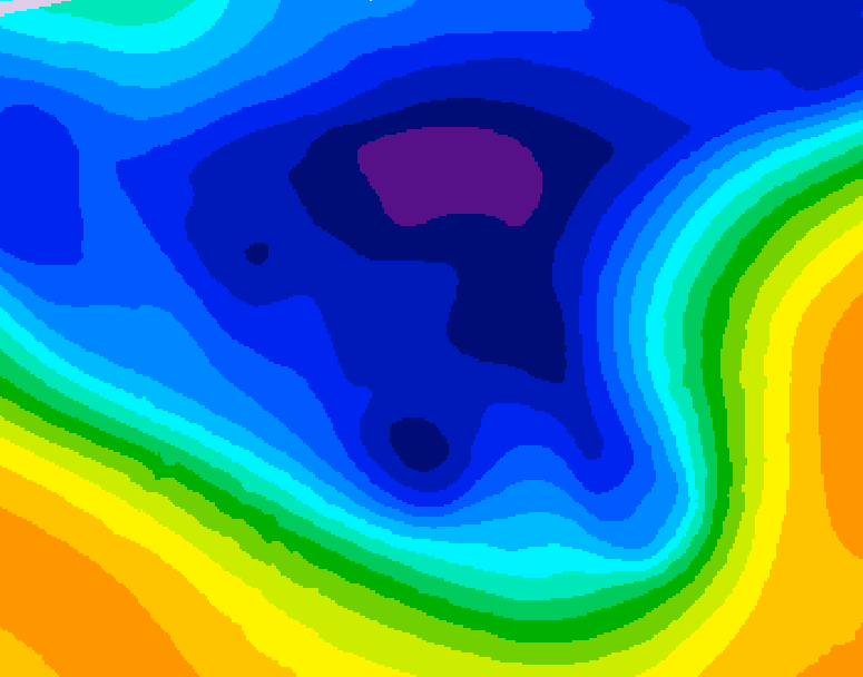 GDPS 500 millibar geopotential height 240 hour forecast chart for Canada based on 2026/03/04 0000Z data
