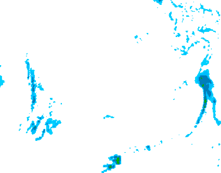 GDPS precipitation 018 hour forecast chart for Canada based on 2026/03/04 0000Z data