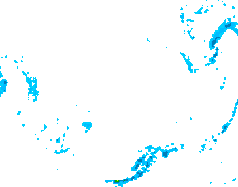 GDPS precipitation 036 hour forecast chart for Canada based on 2026/03/04 0000Z data