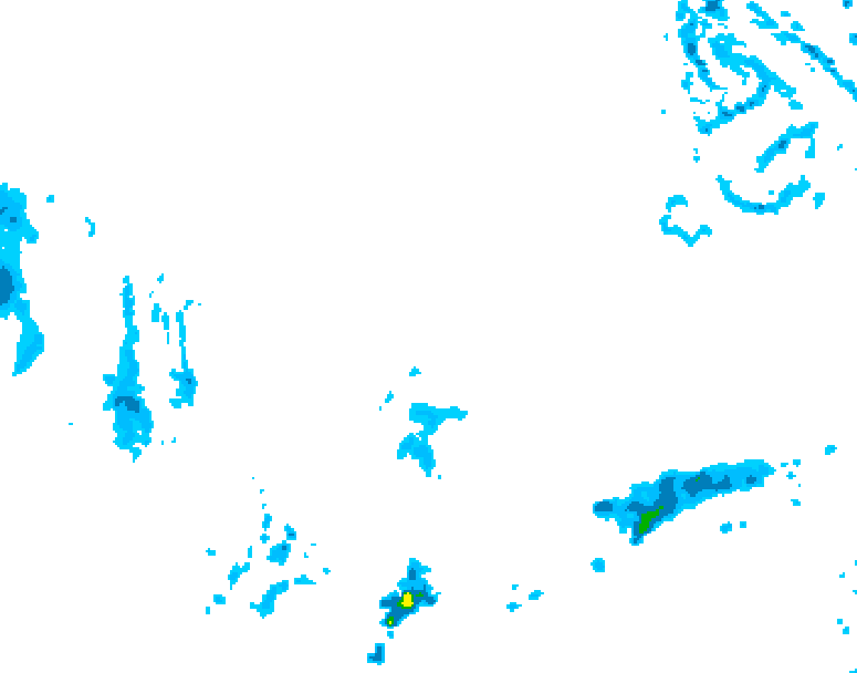 GDPS precipitation 054 hour forecast chart for Canada based on 2026/03/04 0000Z data