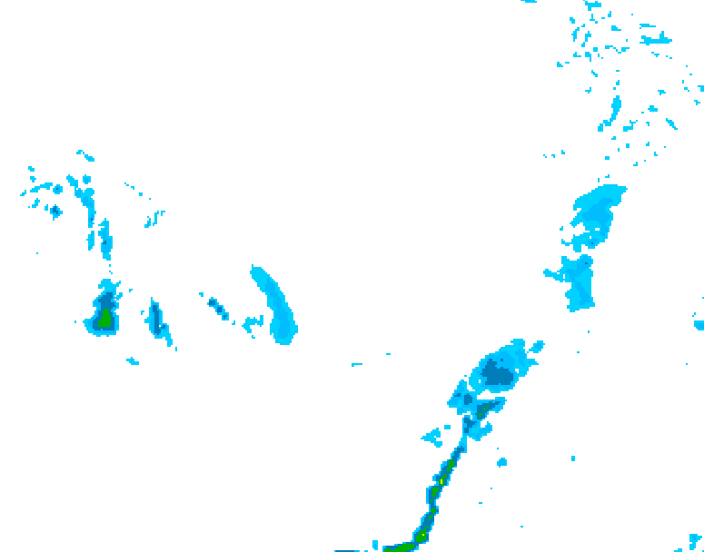 GDPS precipitation 090 hour forecast chart for Canada based on 2026/03/04 0000Z data