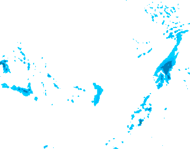 GDPS precipitation 102 hour forecast chart for Canada based on 2026/03/04 0000Z data