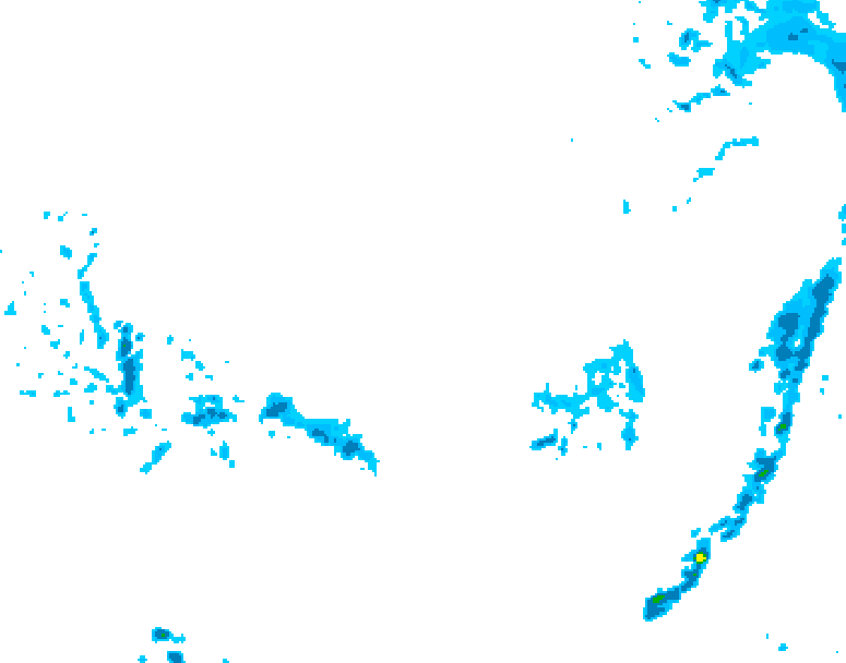 GDPS precipitation 126 hour forecast chart for Canada based on 2026/03/04 0000Z data