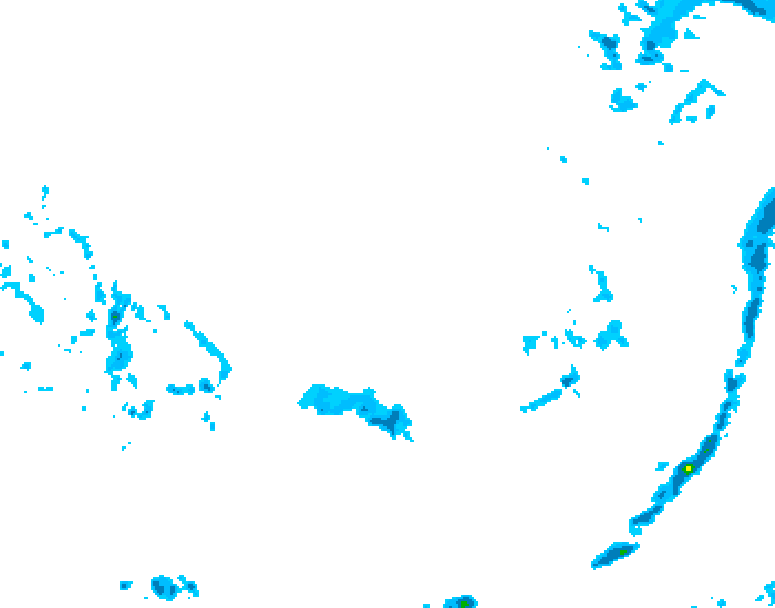 GDPS precipitation 132 hour forecast chart for Canada based on 2026/03/04 0000Z data