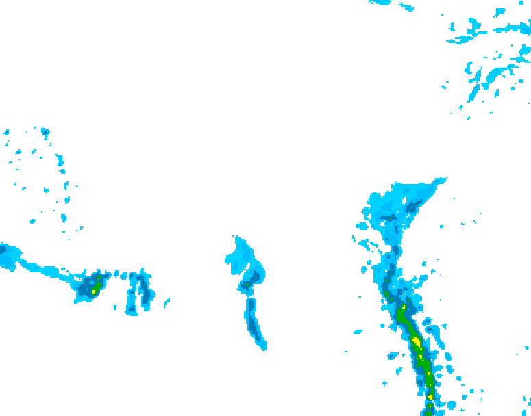 GDPS precipitation 228 hour forecast chart for Canada based on 2026/03/04 0000Z data