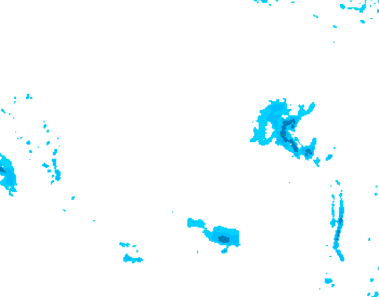 GDPS precipitation 222 hour forecast chart for Canada based on 2026/03/04 1200Z data