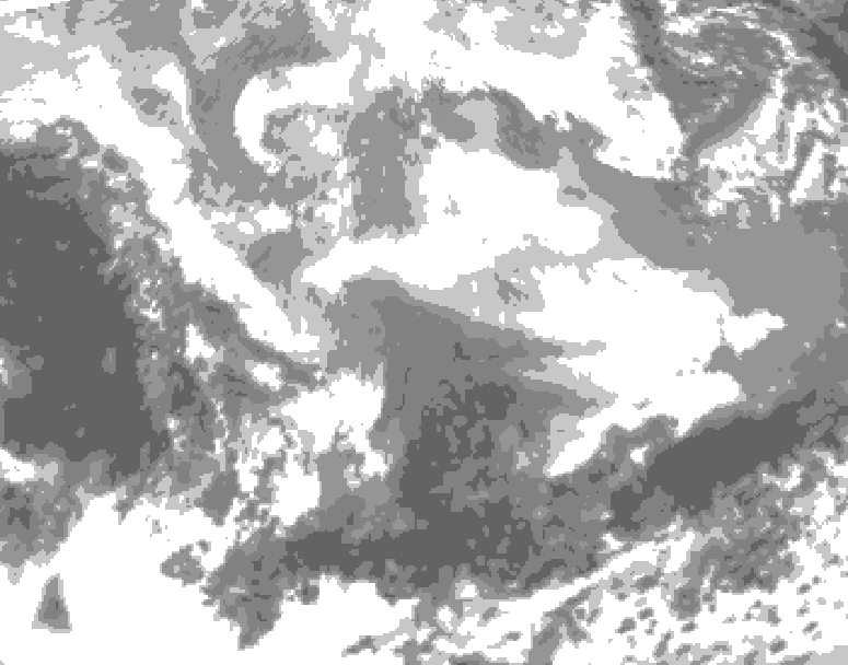GDPS total cloud 060 hour forecast chart for Canada based on 2026/03/04 0000Z data
