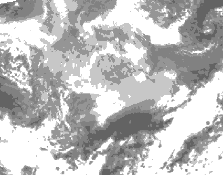 GDPS total cloud 168 hour forecast chart for Canada based on 2026/03/04 0000Z data