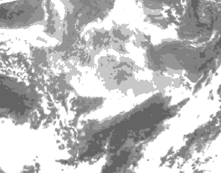 GDPS total cloud 174 hour forecast chart for Canada based on 2026/03/04 0000Z data