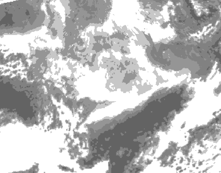 GDPS total cloud 180 hour forecast chart for Canada based on 2026/03/04 0000Z data