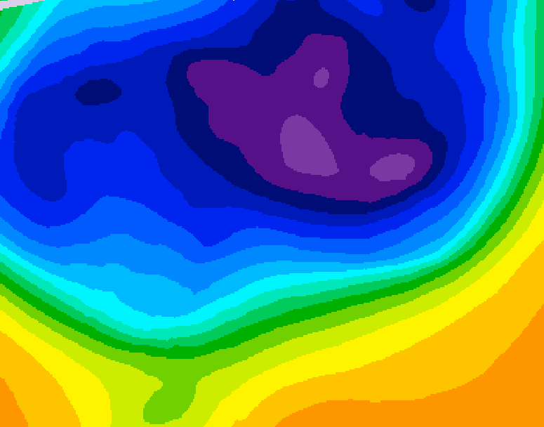 GDPS 500 millibar geopotential height 138 hour forecast chart for Canada based on 2026/03/05 0000Z data