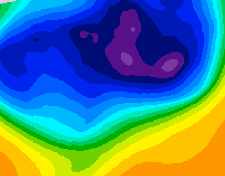 GDPS 500 millibar geopotential height 144 hour forecast chart for Canada based on 2026/03/05 0000Z data
