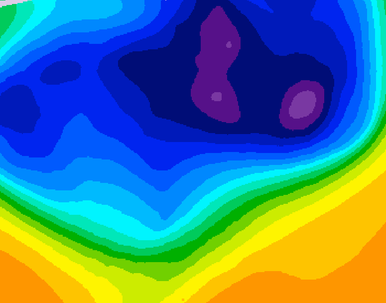 GDPS 500 millibar geopotential height 150 hour forecast chart for Canada based on 2026/03/05 0000Z data