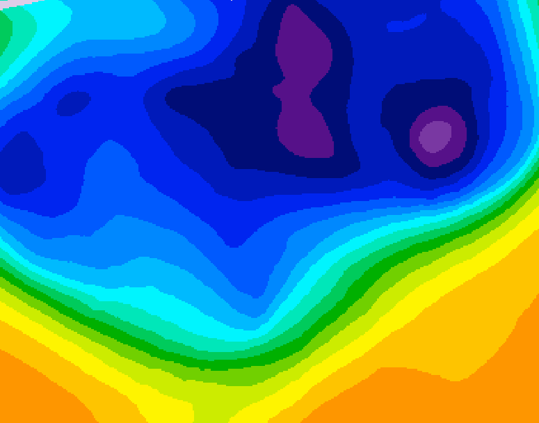 GDPS 500 millibar geopotential height 156 hour forecast chart for Canada based on 2026/03/05 0000Z data