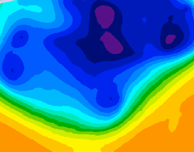 GDPS 500 millibar geopotential height 168 hour forecast chart for Canada based on 2026/03/05 0000Z data