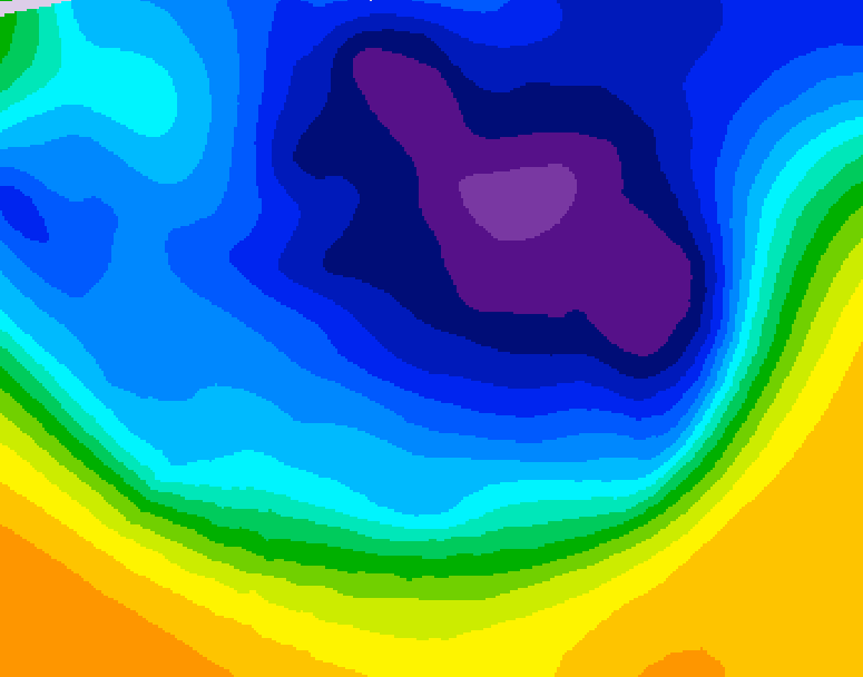 GDPS 500 millibar geopotential height 192 hour forecast chart for Canada based on 2026/03/05 0000Z data