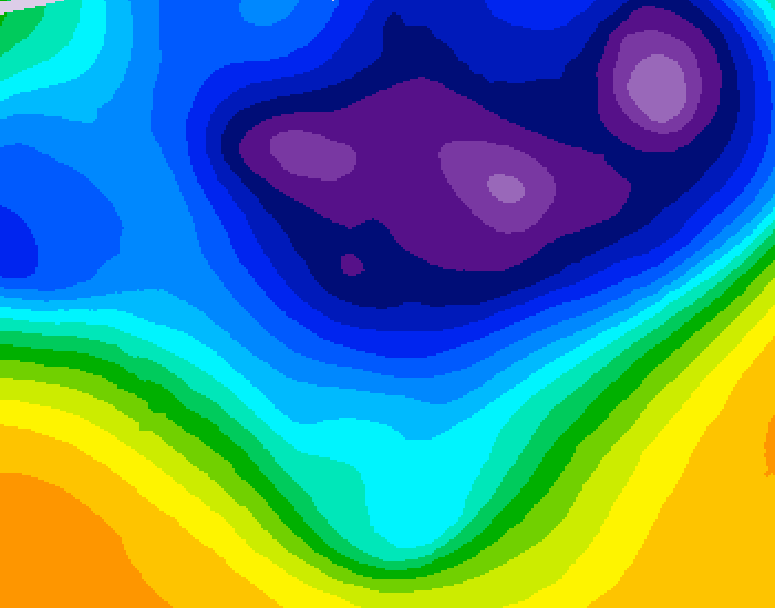 GDPS 500 millibar geopotential height 228 hour forecast chart for Canada based on 2026/03/05 0000Z data