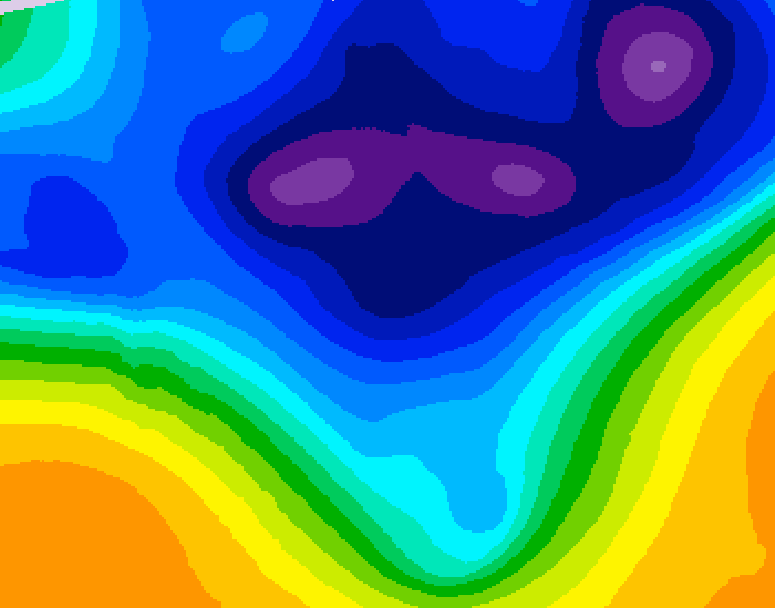 GDPS 500 millibar geopotential height 240 hour forecast chart for Canada based on 2026/03/05 0000Z data