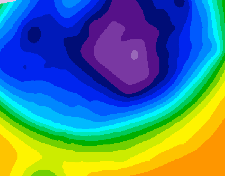 GDPS 500 millibar geopotential height 108 hour forecast chart for Canada based on 2026/03/05 1200Z data