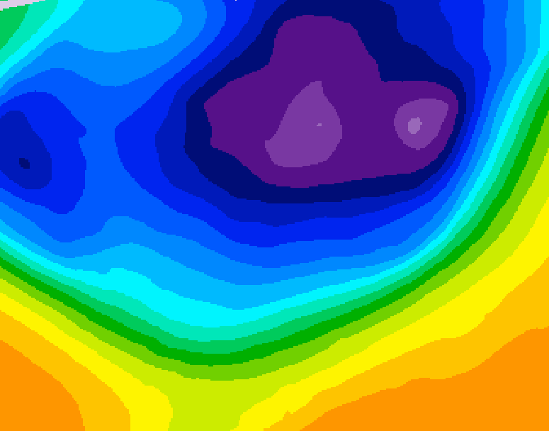 GDPS 500 millibar geopotential height 138 hour forecast chart for Canada based on 2026/03/05 1200Z data
