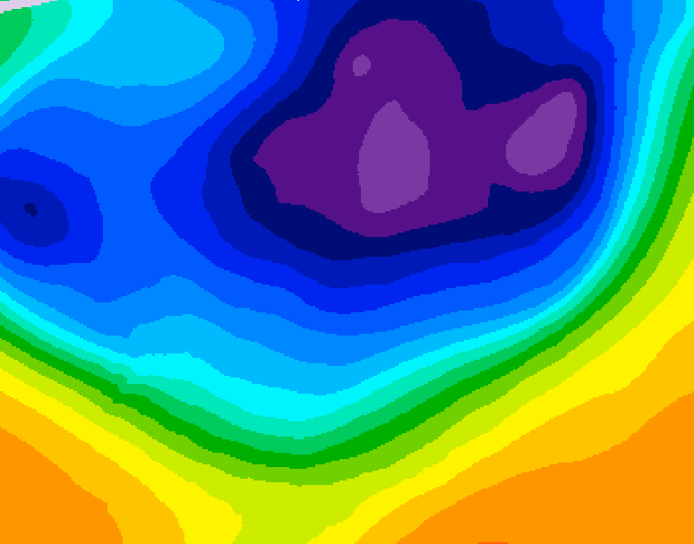 GDPS 500 millibar geopotential height 144 hour forecast chart for Canada based on 2026/03/05 1200Z data