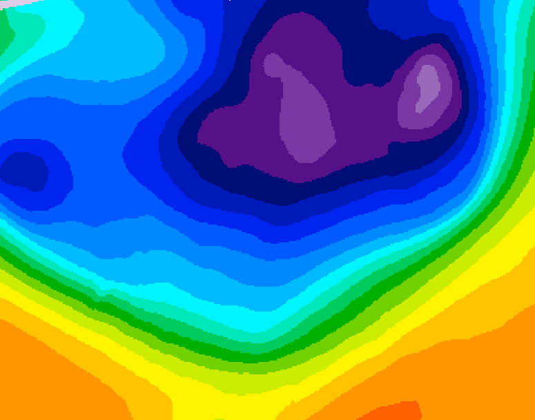 GDPS 500 millibar geopotential height 150 hour forecast chart for Canada based on 2026/03/05 1200Z data
