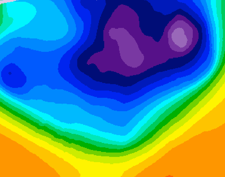 GDPS 500 millibar geopotential height 156 hour forecast chart for Canada based on 2026/03/05 1200Z data