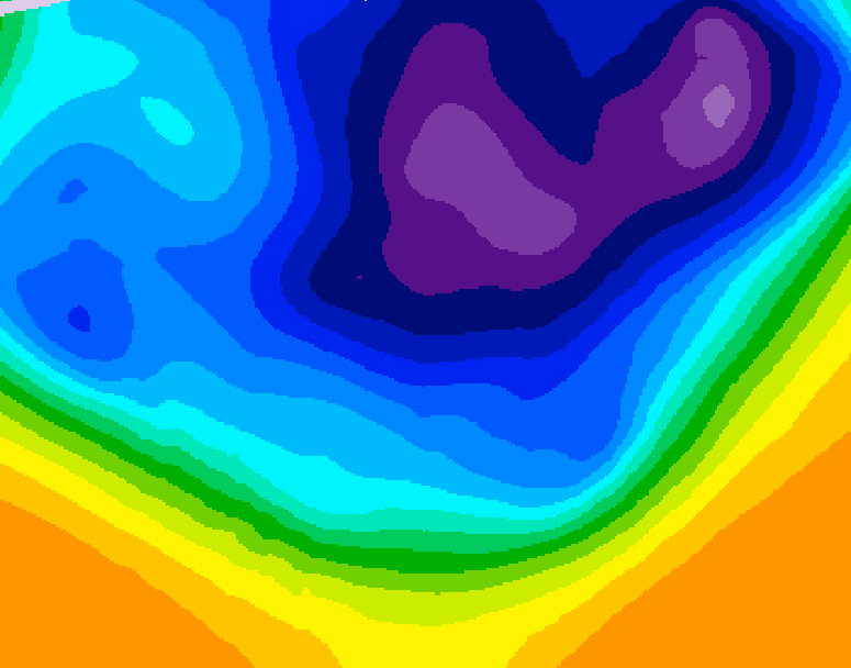 GDPS 500 millibar geopotential height 168 hour forecast chart for Canada based on 2026/03/05 1200Z data