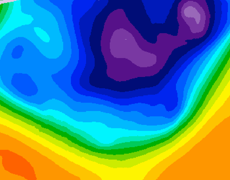 GDPS 500 millibar geopotential height 174 hour forecast chart for Canada based on 2026/03/05 1200Z data