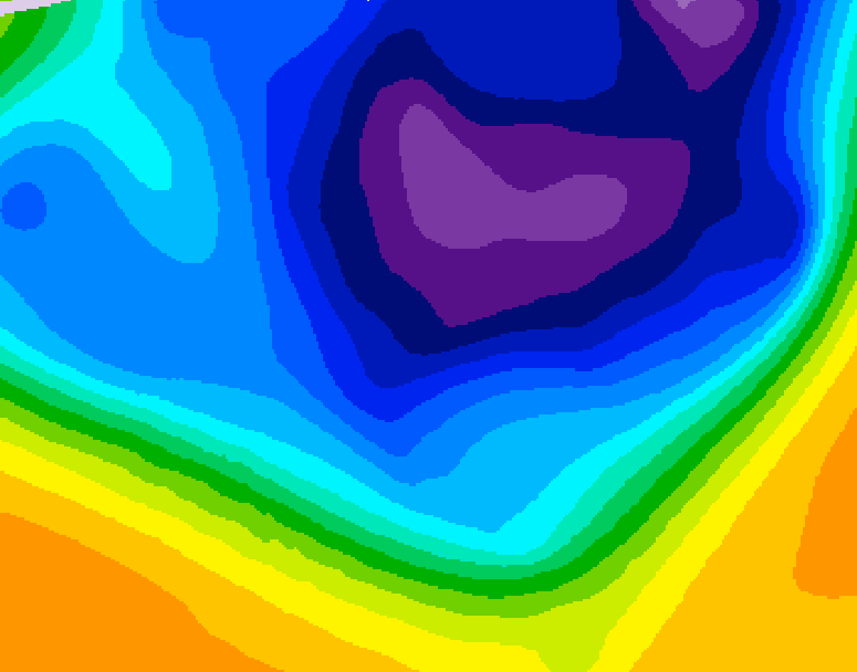 GDPS 500 millibar geopotential height 192 hour forecast chart for Canada based on 2026/03/05 1200Z data