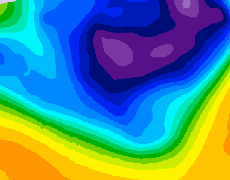 GDPS 500 millibar geopotential height 204 hour forecast chart for Canada based on 2026/03/05 1200Z data