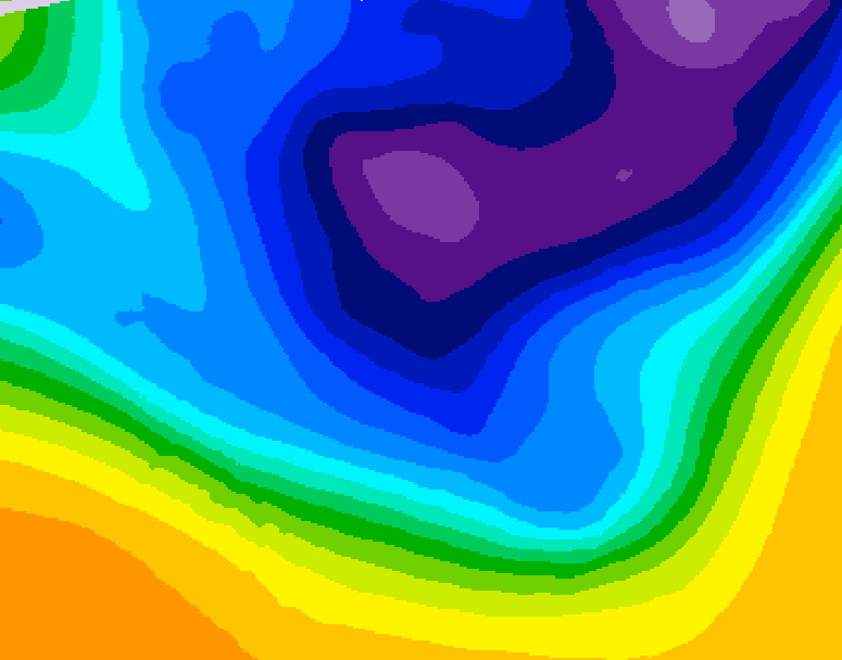 GDPS 500 millibar geopotential height 210 hour forecast chart for Canada based on 2026/03/05 1200Z data