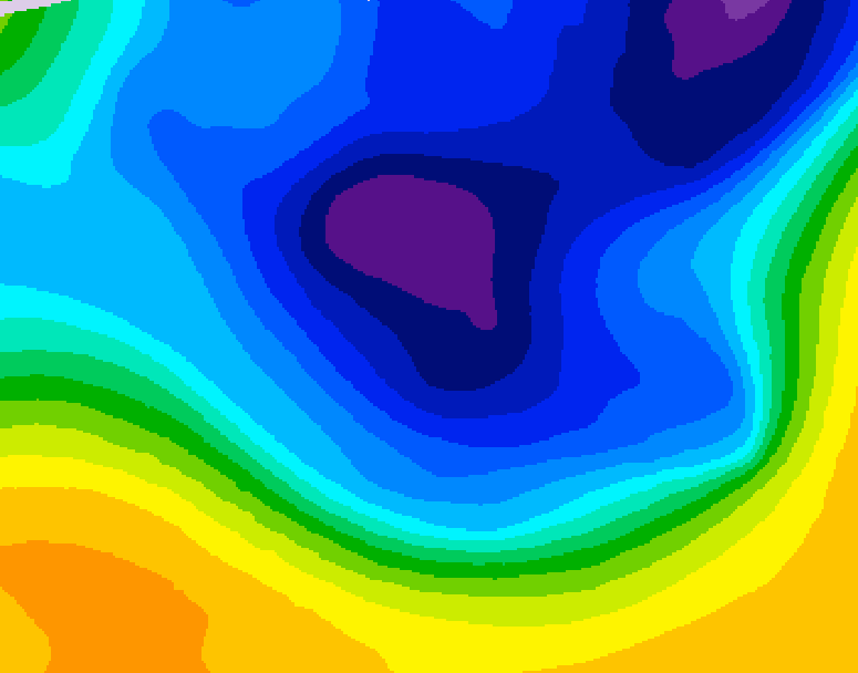 GDPS 500 millibar geopotential height 228 hour forecast chart for Canada based on 2026/03/05 1200Z data