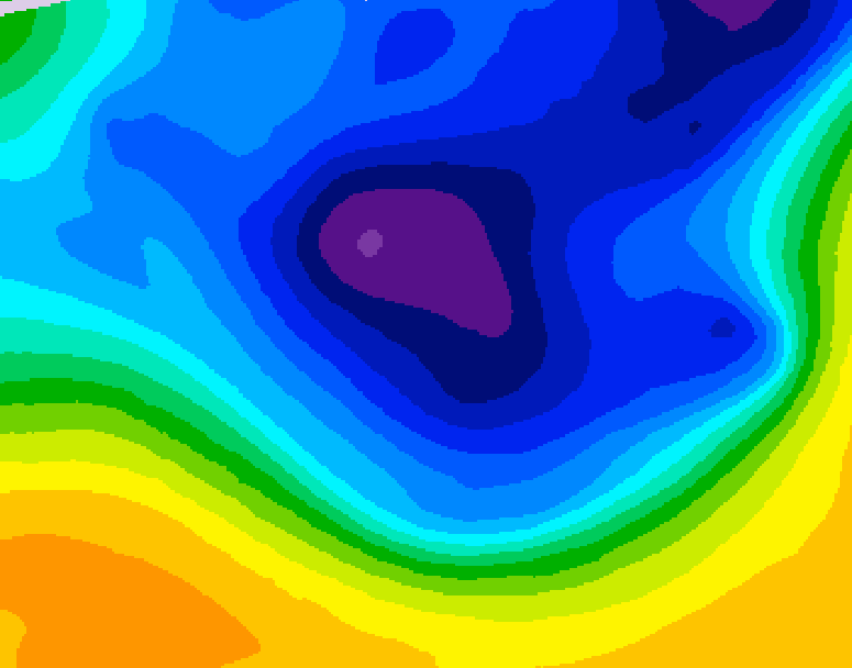 GDPS 500 millibar geopotential height 234 hour forecast chart for Canada based on 2026/03/05 1200Z data