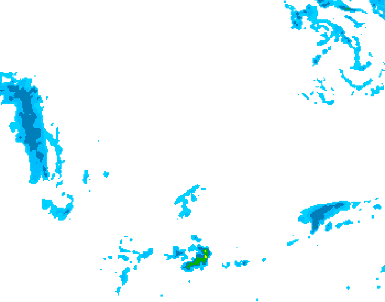GDPS precipitation 036 hour forecast chart for Canada based on 2026/03/05 0000Z data
