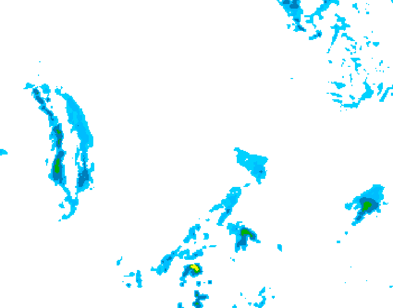 GDPS precipitation 048 hour forecast chart for Canada based on 2026/03/05 0000Z data